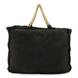 CHANEL Black Leather Shoulder Bag